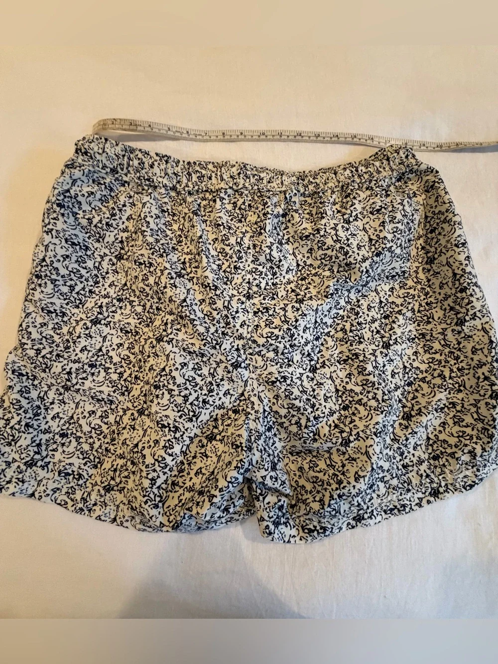 Selected Homme Heritage White and Navy Floral Swim Trunks